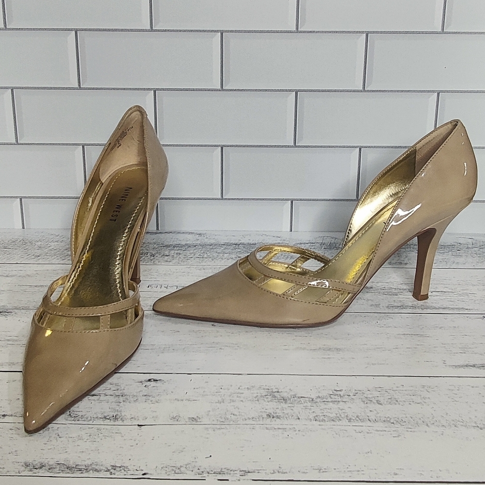 Nine West Cream Heels